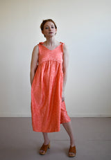 Aisley Dress in Coral Leopard