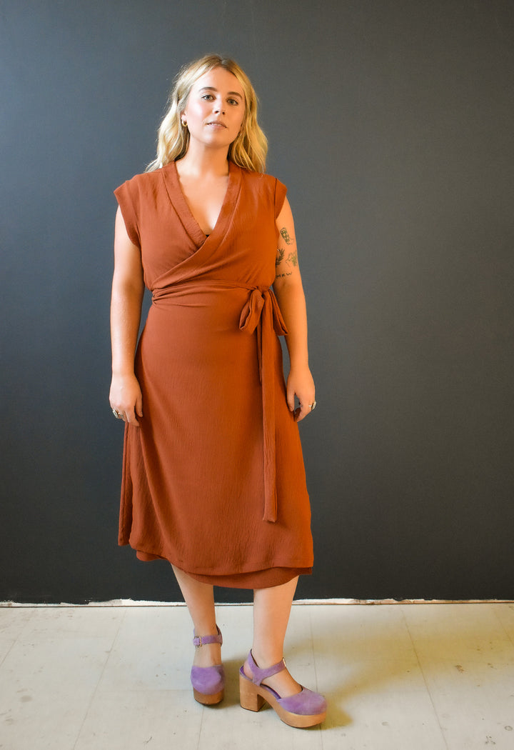 Francis Dress in Brick