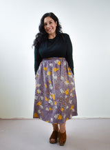 Eva Midi Skirt in TOTALLY BESTIES Bellflower