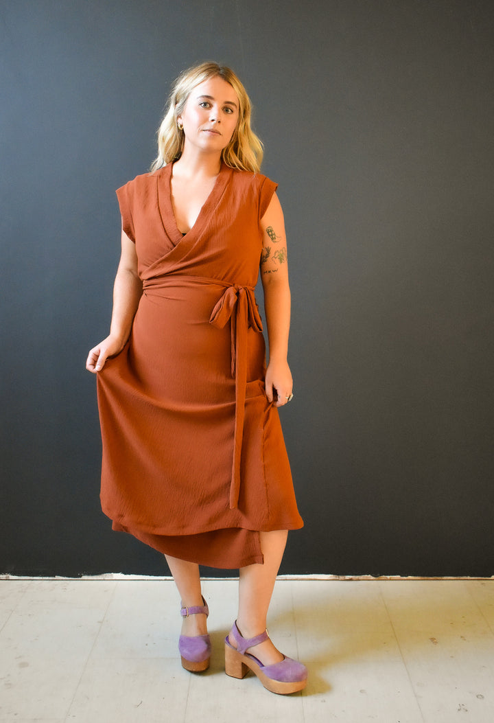 Francis Dress in Brick