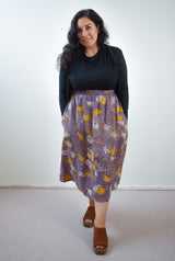 Eva Midi Skirt in TOTALLY BESTIES Bellflower