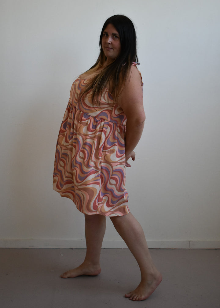 Edith Mini Dress in Painted Hills