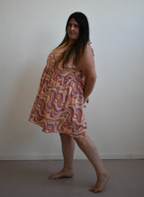 Edith Mini Dress in Painted Hills