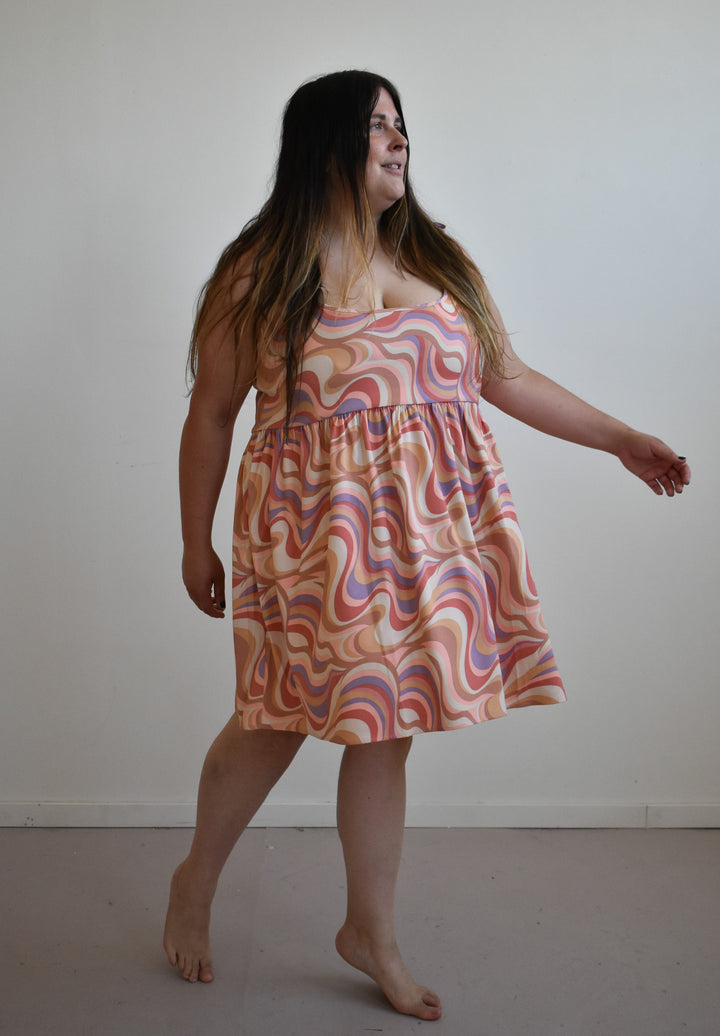 Edith Mini Dress in Painted Hills