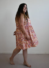 Edith Mini Dress in Painted Hills