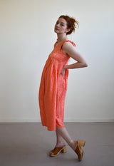 Aisley Dress in Coral Leopard