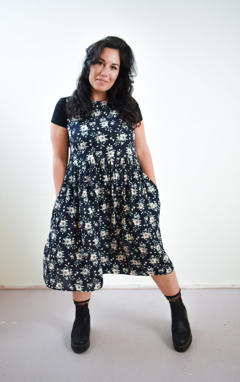 Meredith Dress in Brenda Walsh's Floral