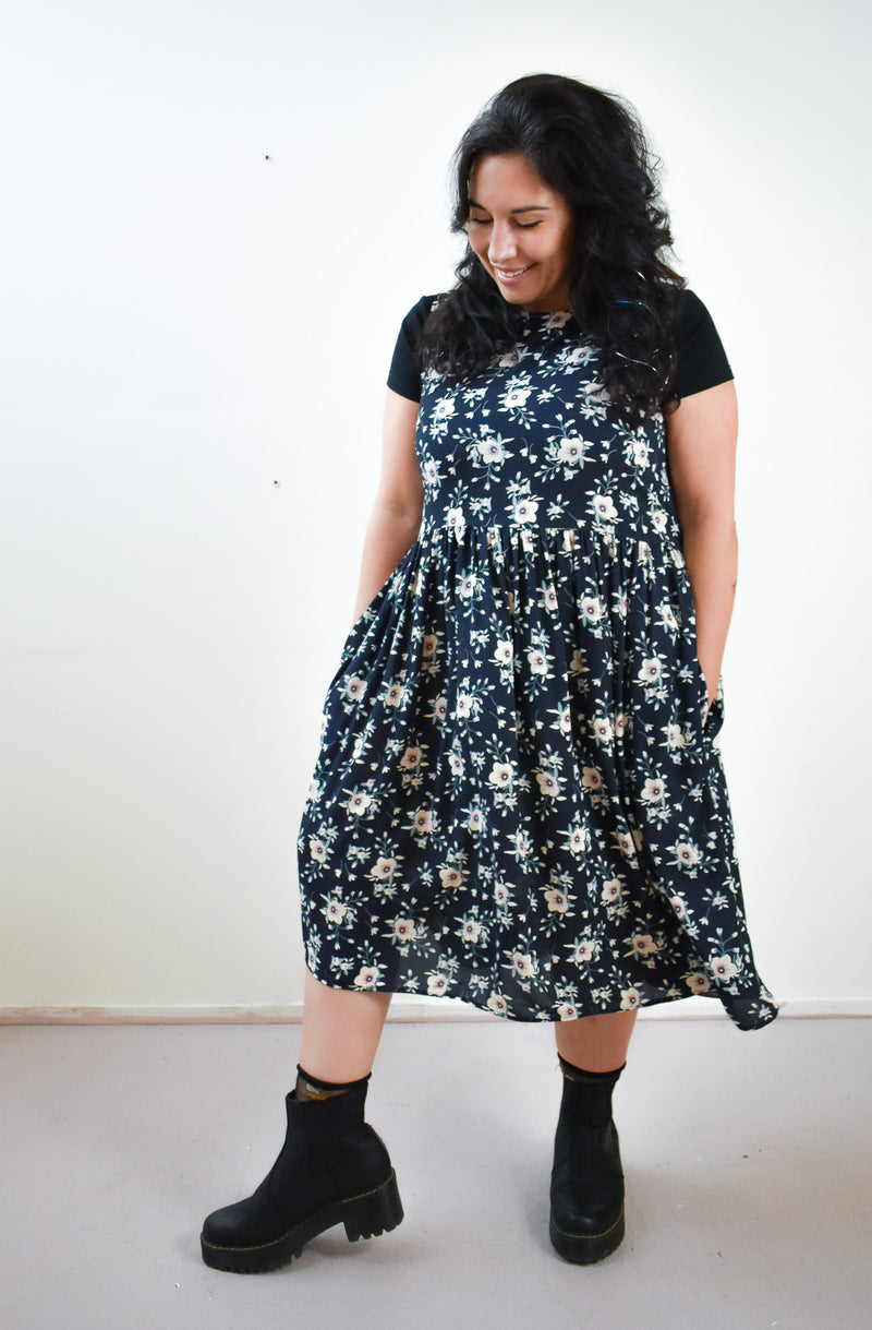 Meredith Dress in Brenda Walsh's Floral