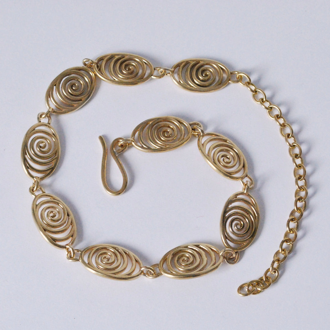 Spiral Infinity Necklace