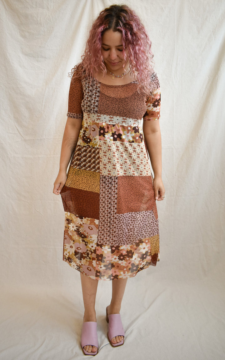 Megumi Dress in Quilt