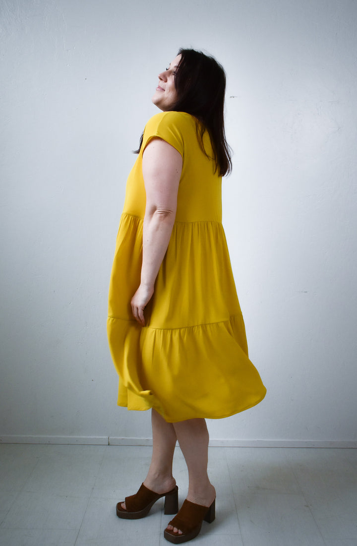 Prism Dress in Saffron