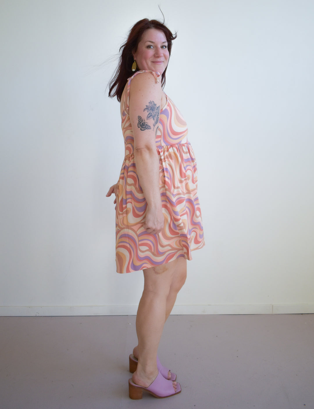 Edith Mini Dress in Painted Hills