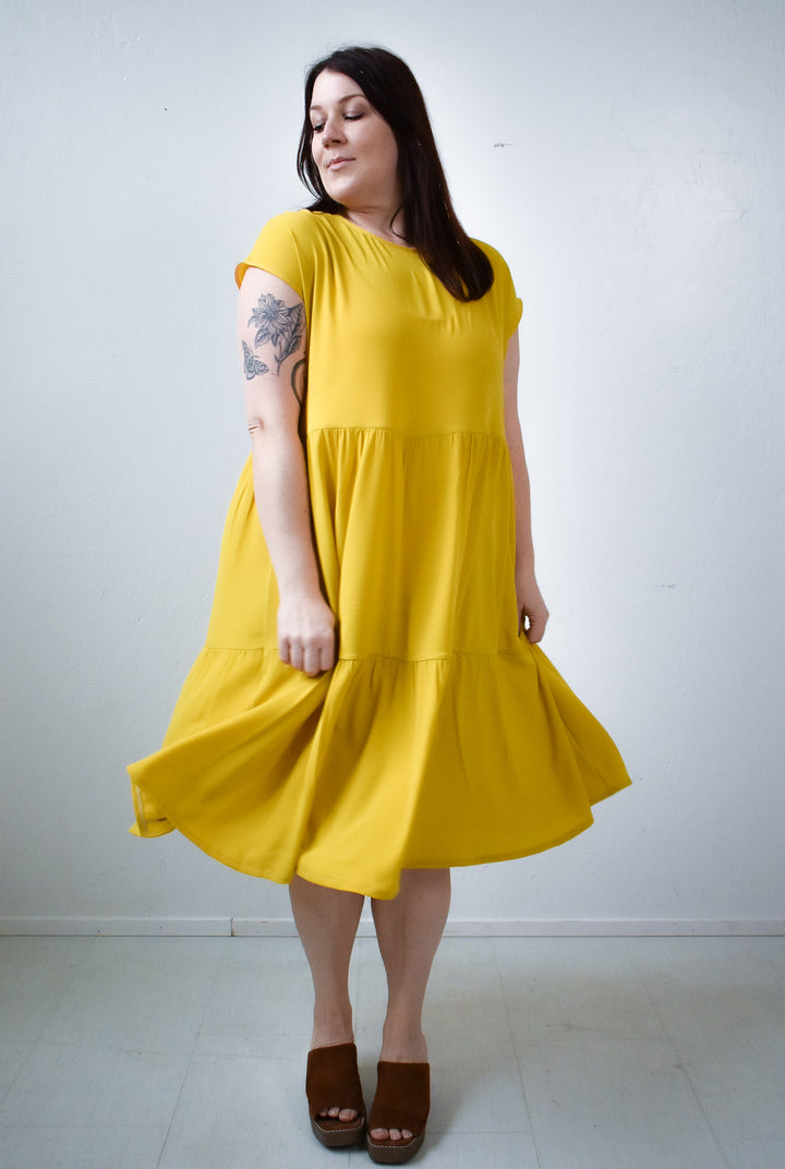 Prism Dress in Saffron