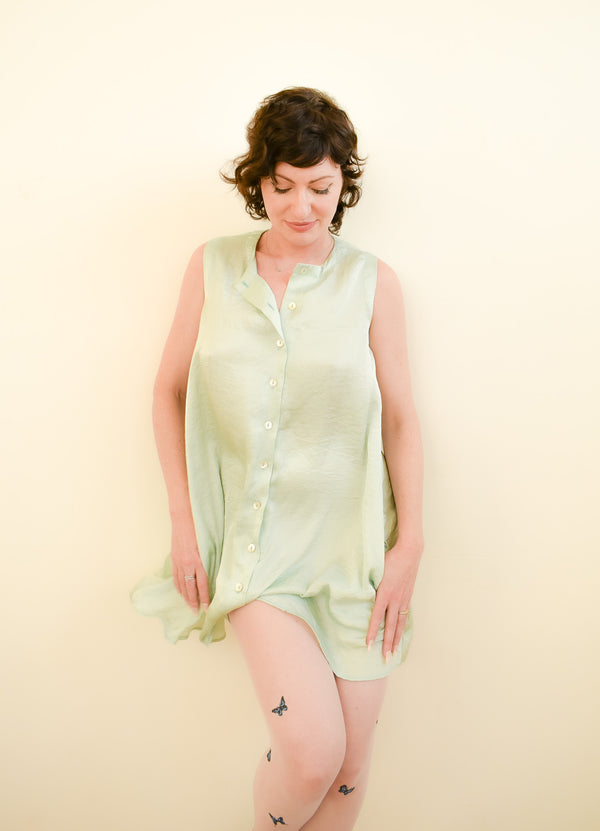 Mayra Dress in Seafoam