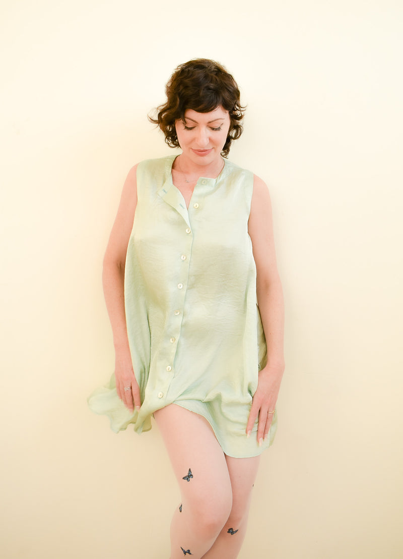 Mayra Dress in Seafoam