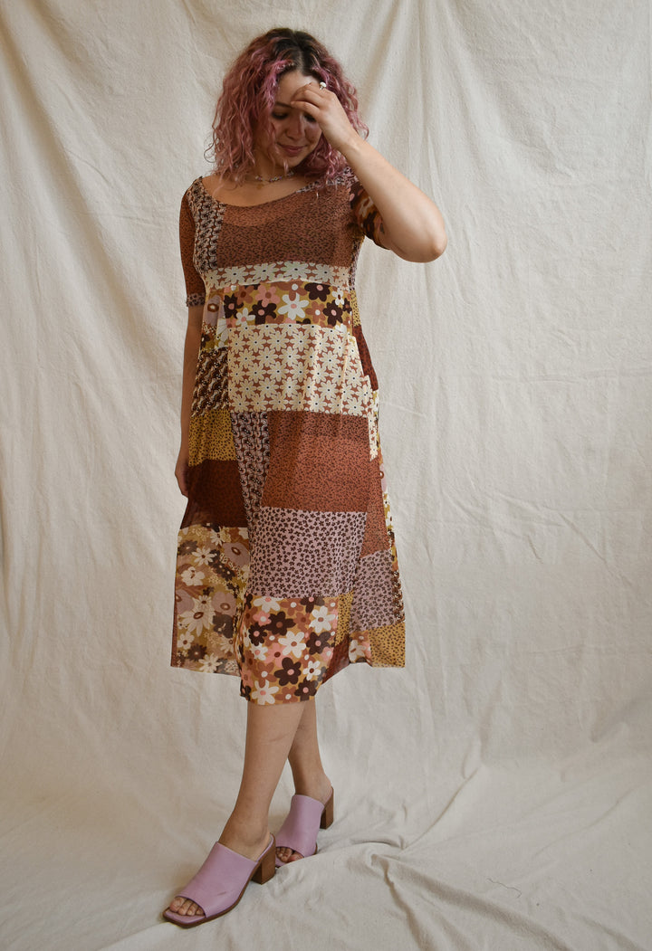 Megumi Dress in Quilt