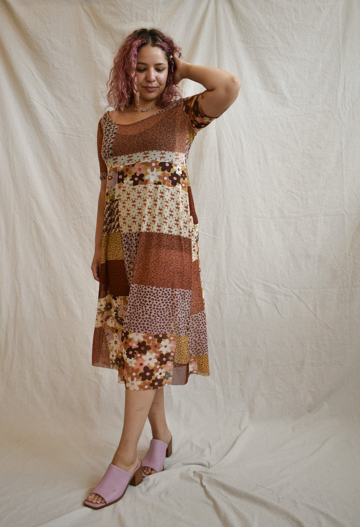 Megumi Dress in Quilt