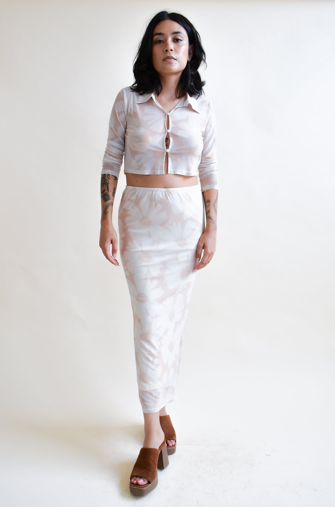 Powermesh Daisy Skirt