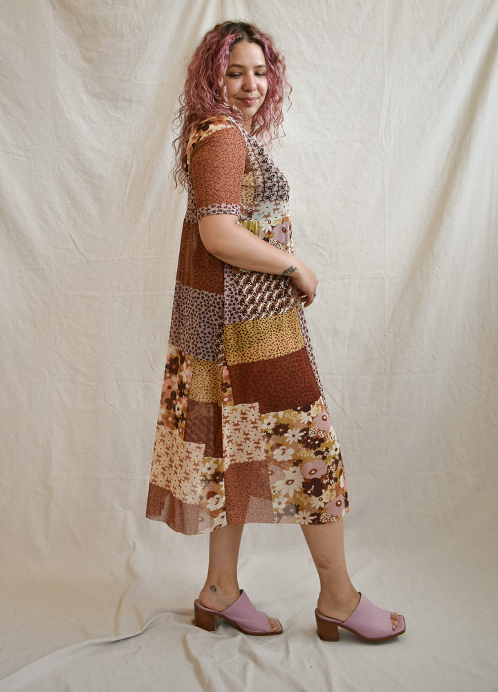 Megumi Dress in Quilt