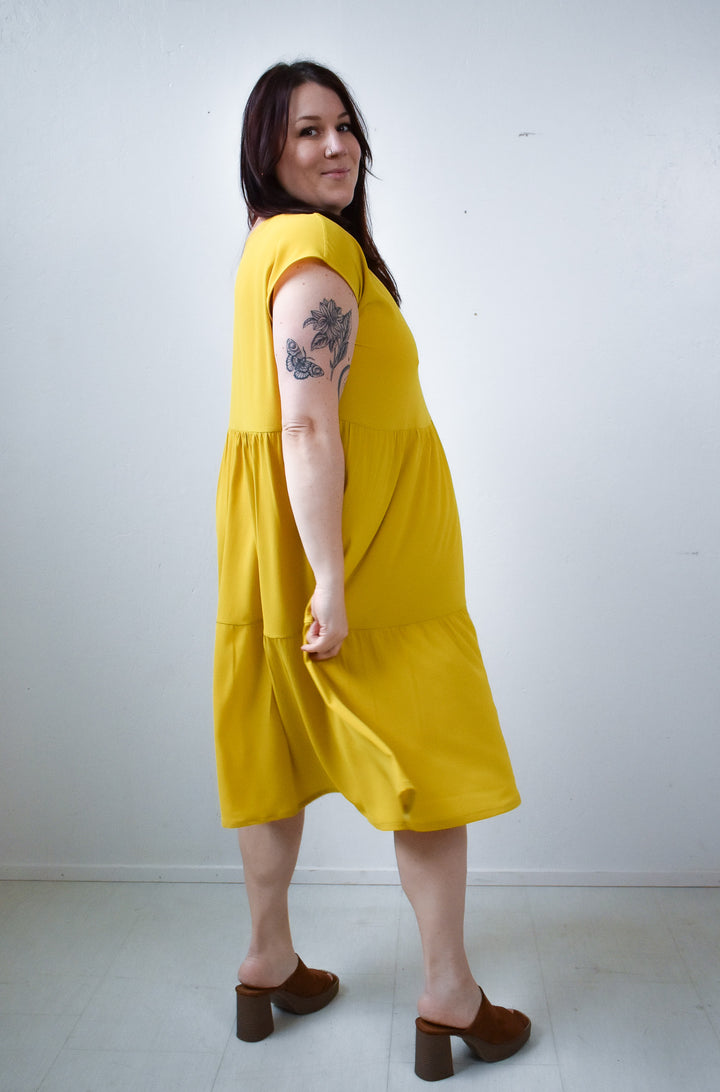 Prism Dress in Saffron
