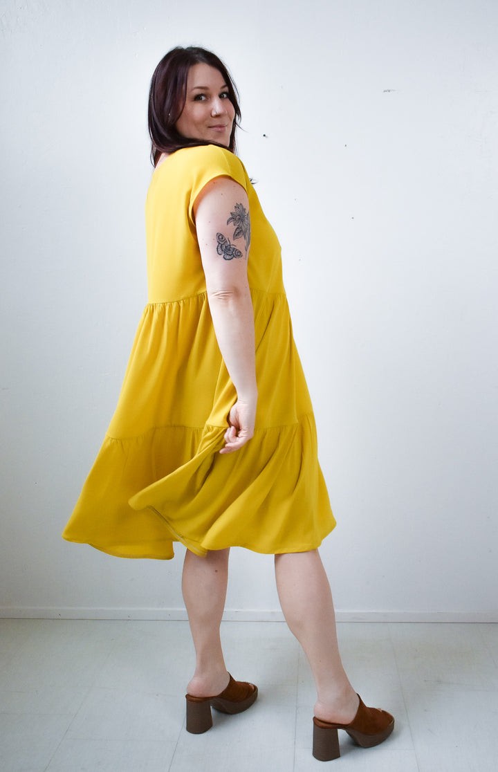 Prism Dress in Saffron