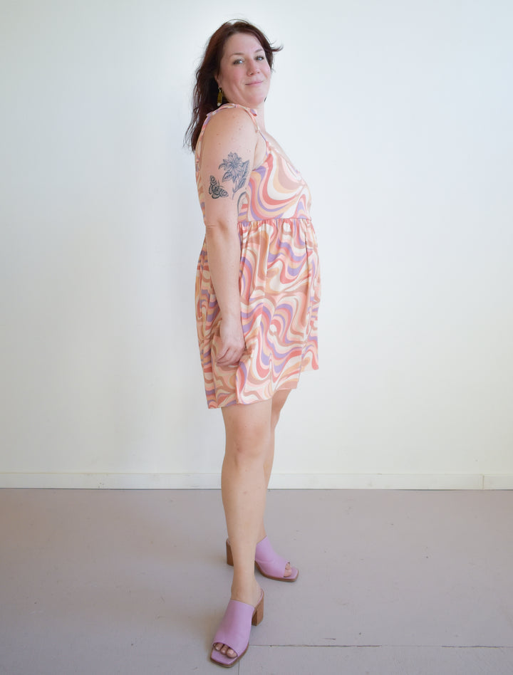 Edith Mini Dress in Painted Hills