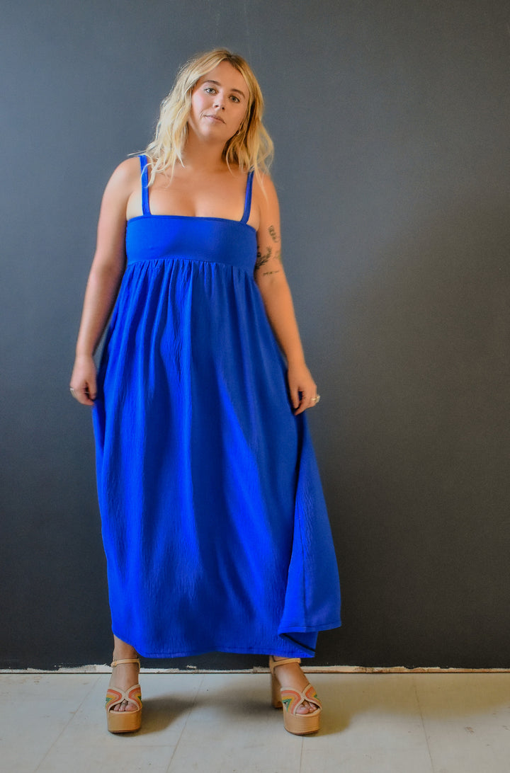 Tulip Dress in Ultra Blue