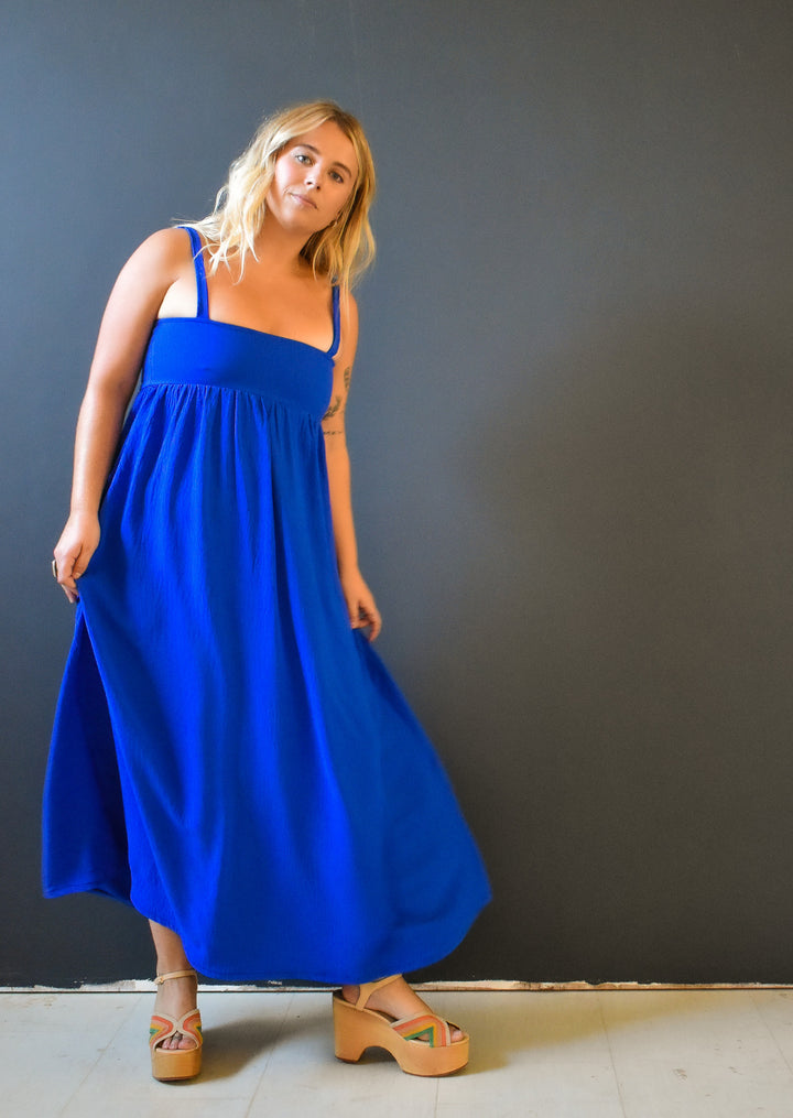 Tulip Dress in Ultra Blue