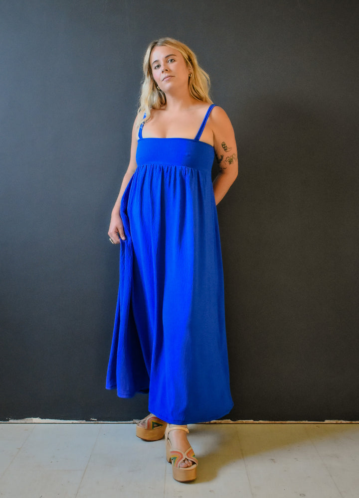 Tulip Dress in Ultra Blue