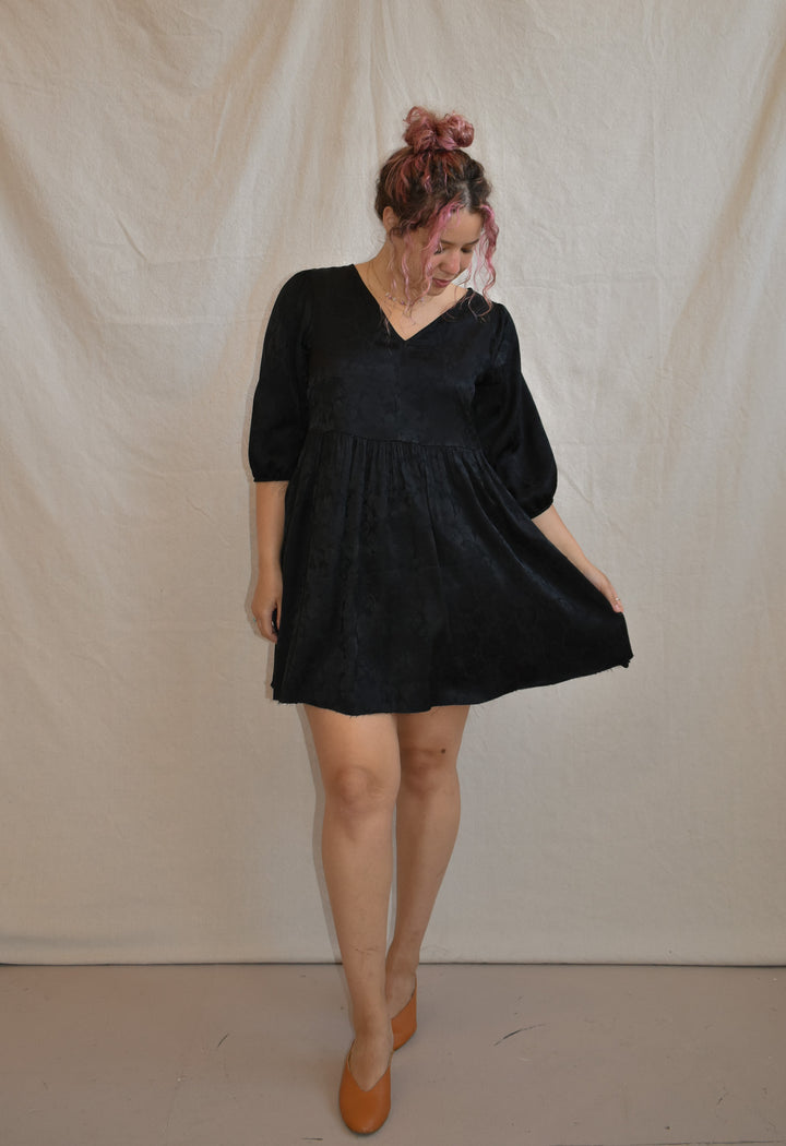 Monique Dress in Obsidian Floral