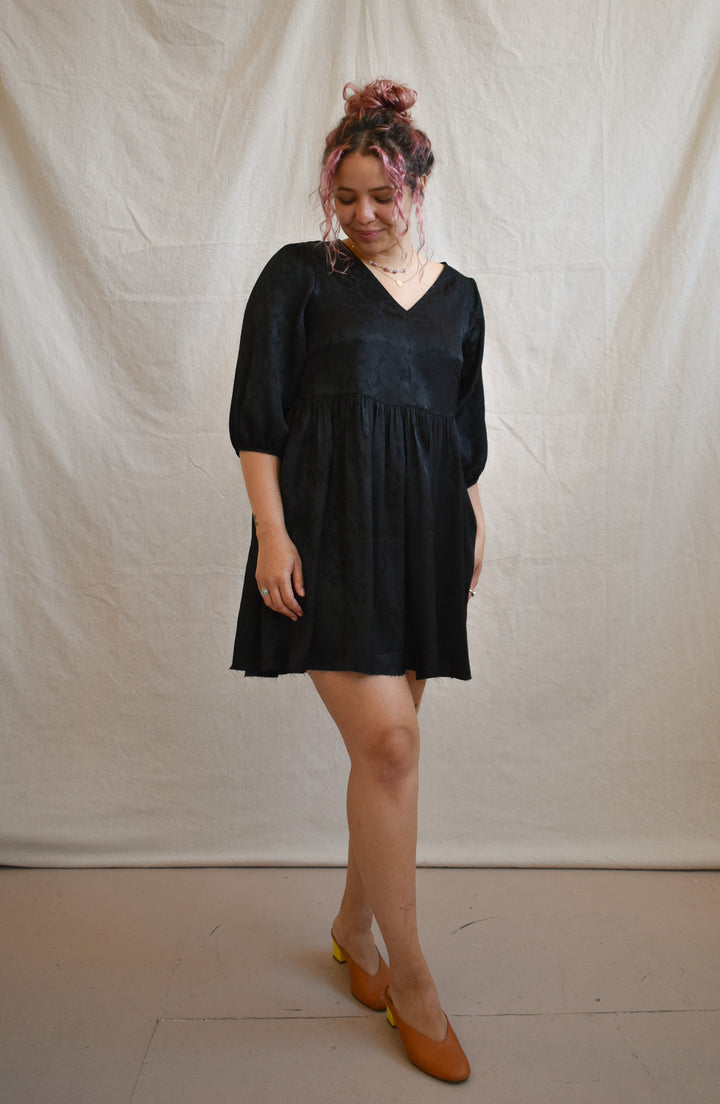 Monique Dress in Obsidian Floral