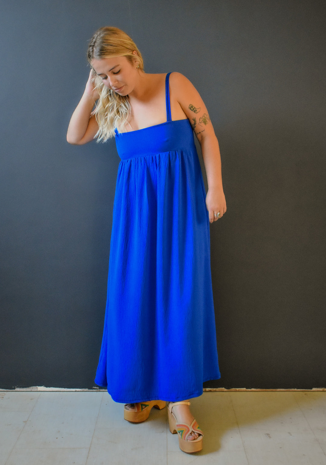 Tulip Dress in Ultra Blue