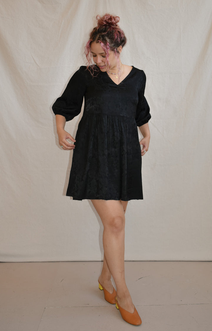 Monique Dress in Obsidian Floral