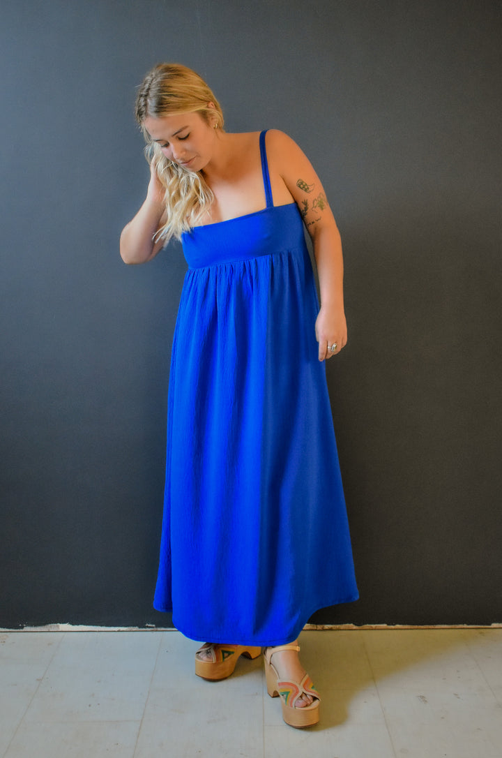 Tulip Dress in Ultra Blue
