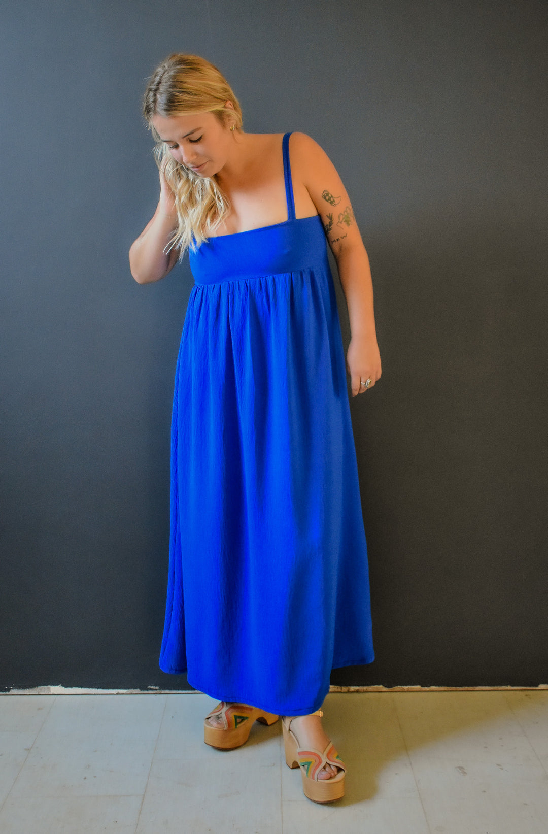 Tulip Dress in Ultra Blue