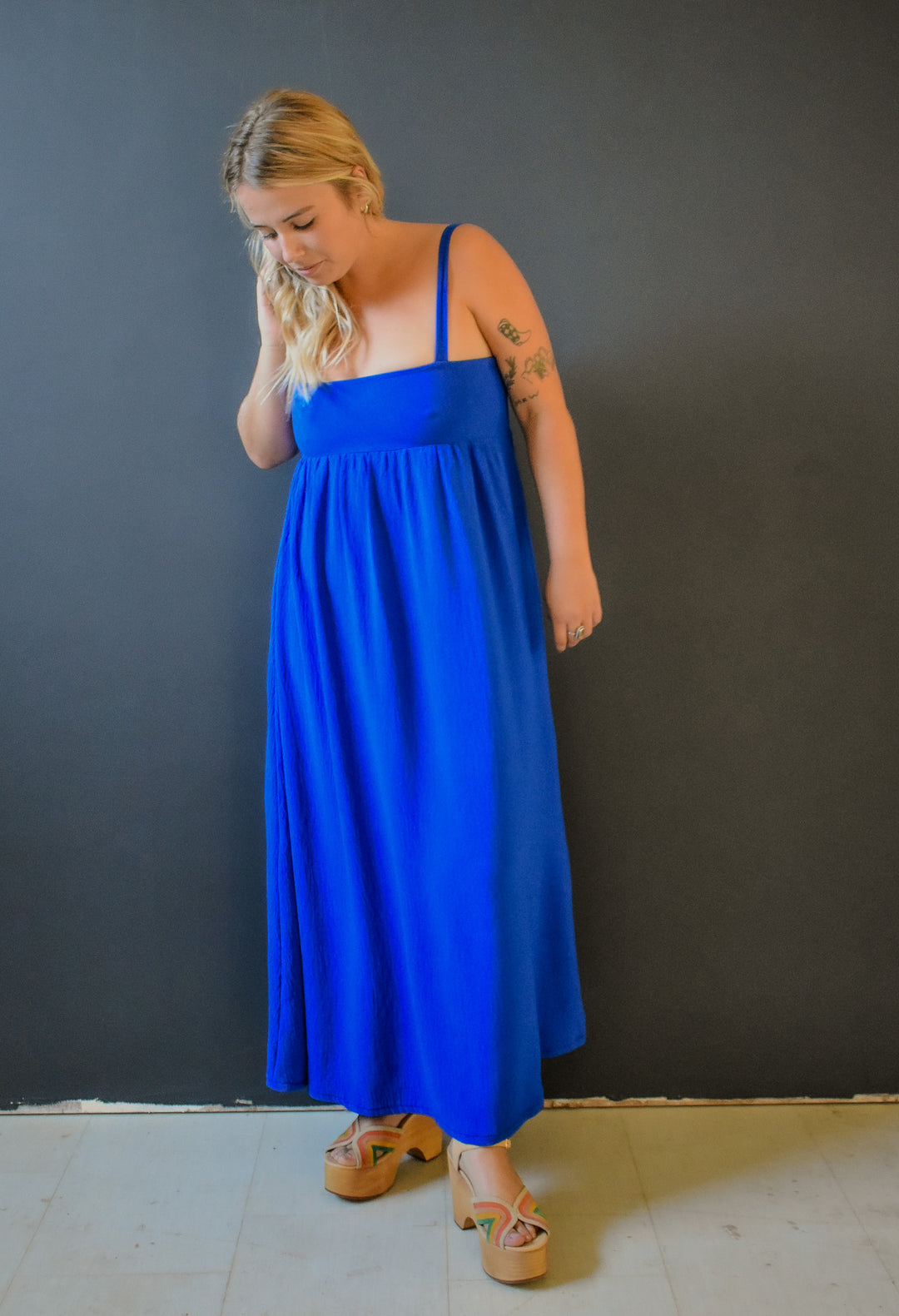 Tulip Dress in Ultra Blue