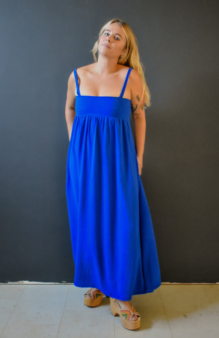 Tulip Dress in Ultra Blue