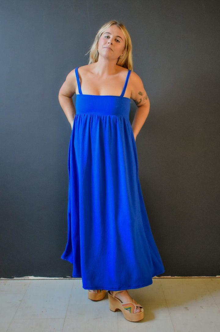 Tulip Dress in Ultra Blue