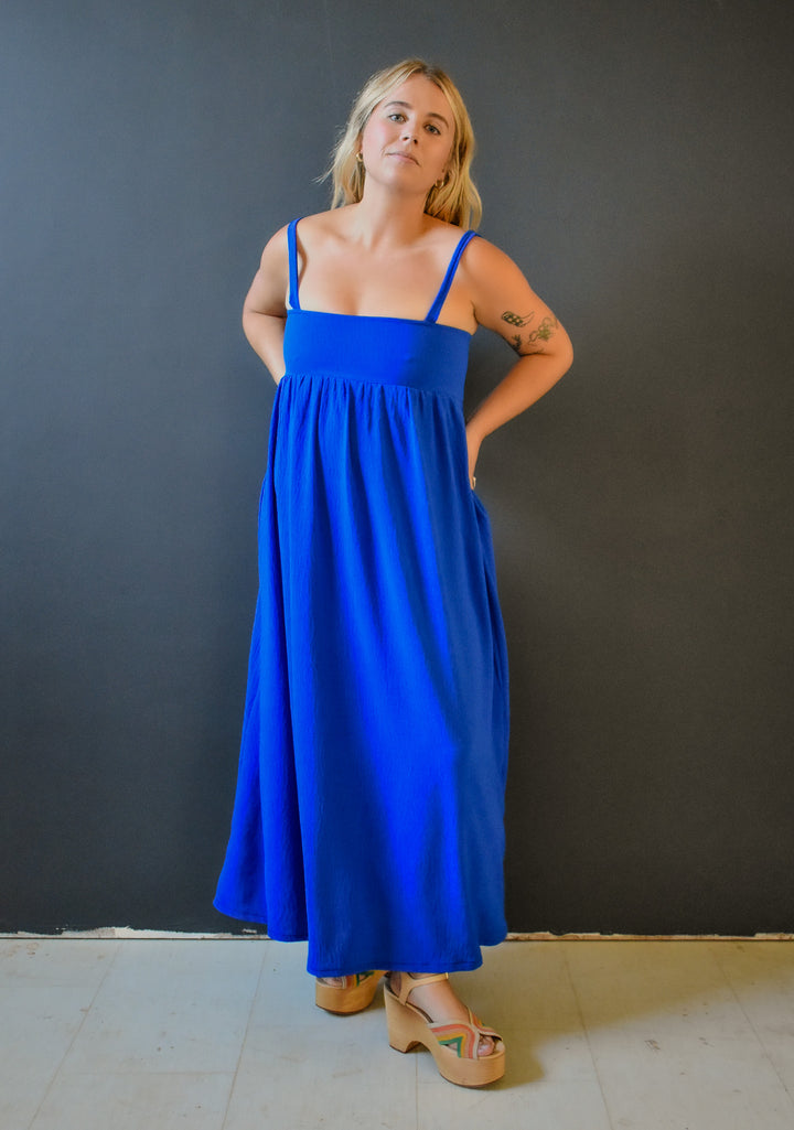 Tulip Dress in Ultra Blue