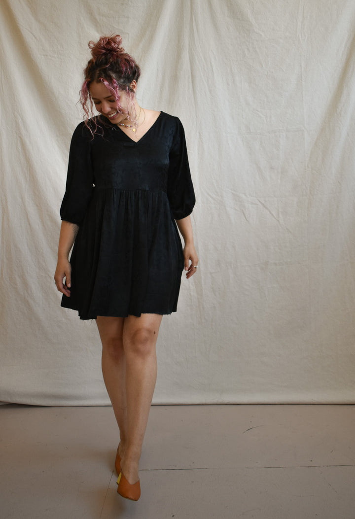 Monique Dress in Obsidian Floral