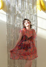 Florence Dress in Watercolor Organza