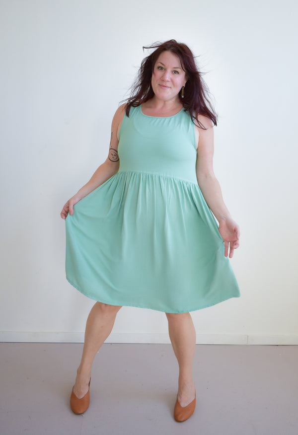 Meredith Dress in Lagoon