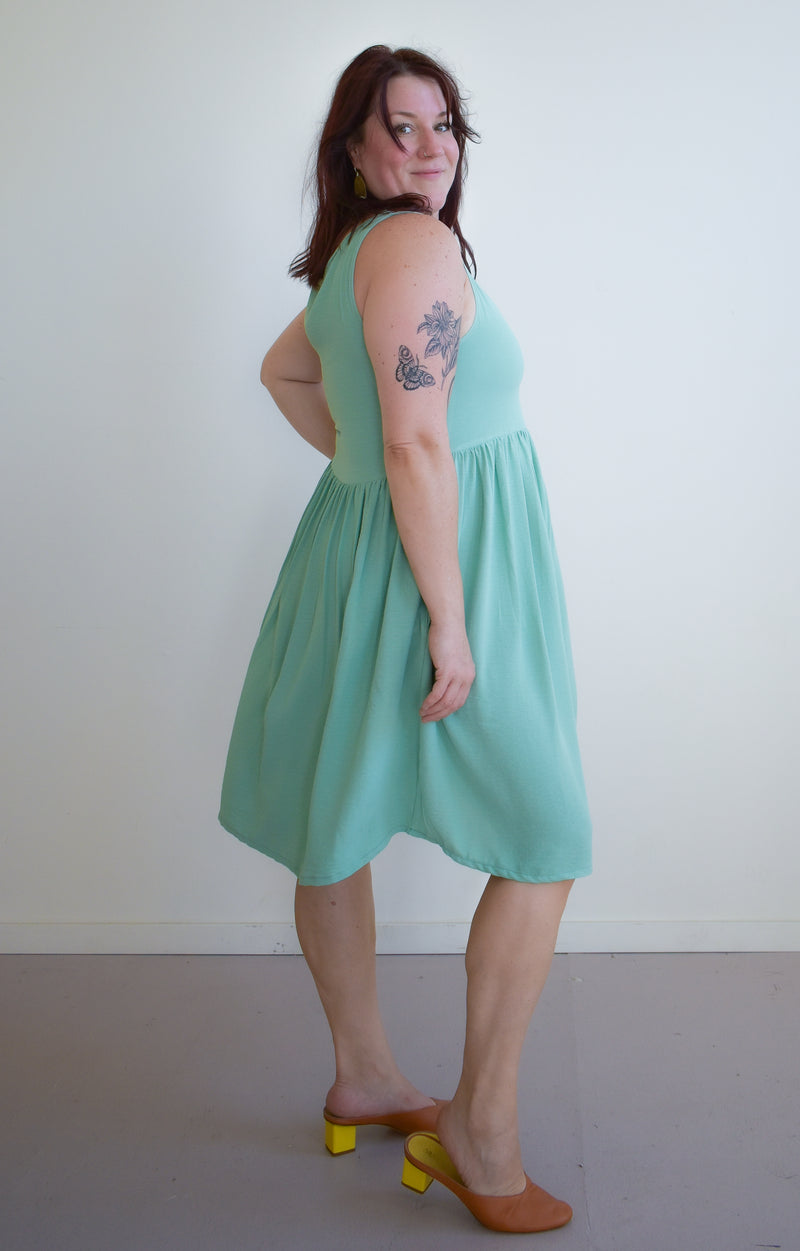 Meredith Dress in Lagoon