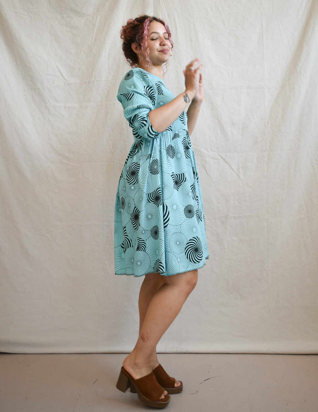 Monique Dress in Vortex