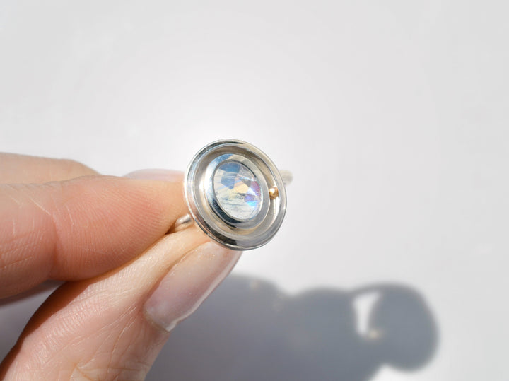 Orbit Ring in Moonstone