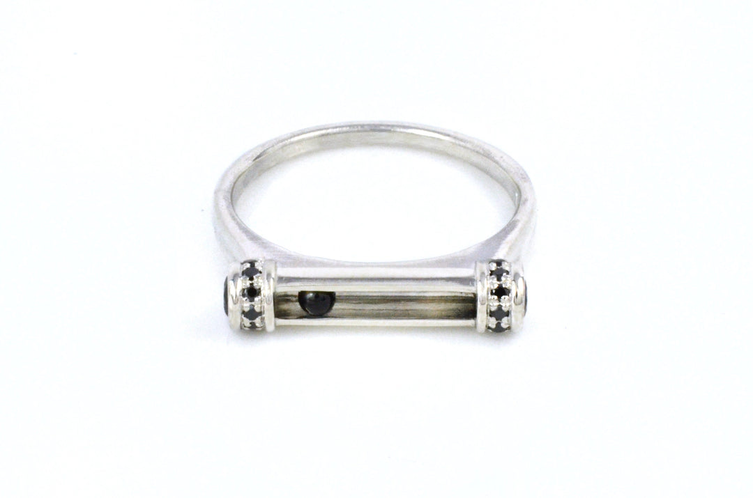 Pipeline Ring in Onyx
