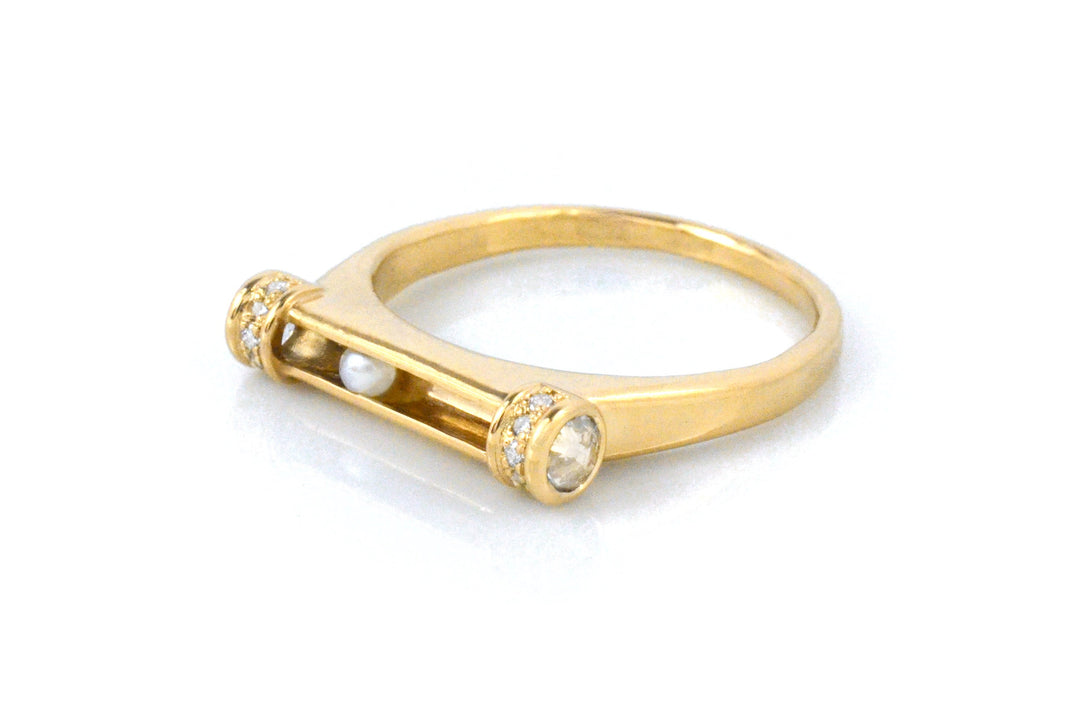Pipeline Ring in Pearl