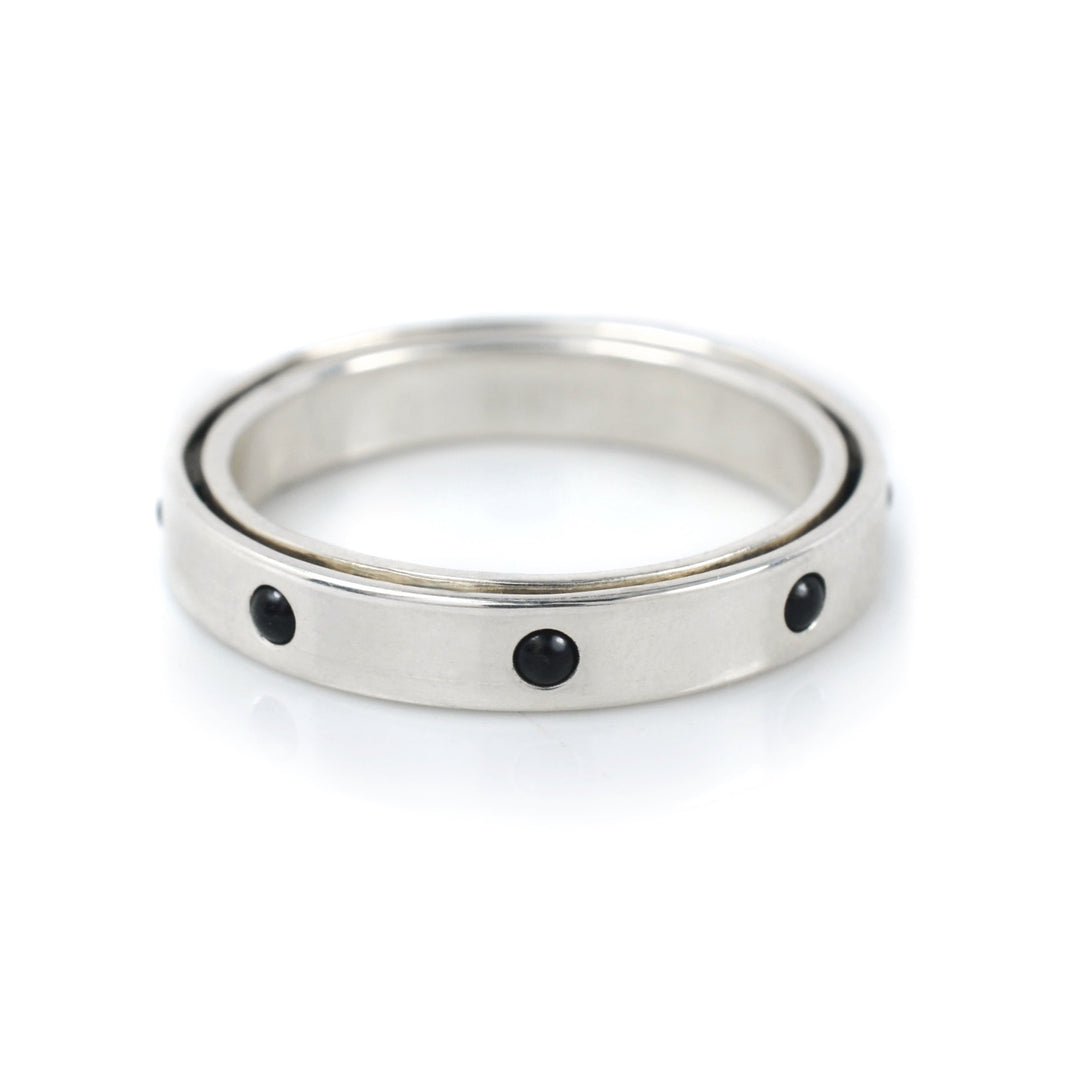 Gem Bearing Spinner Ring