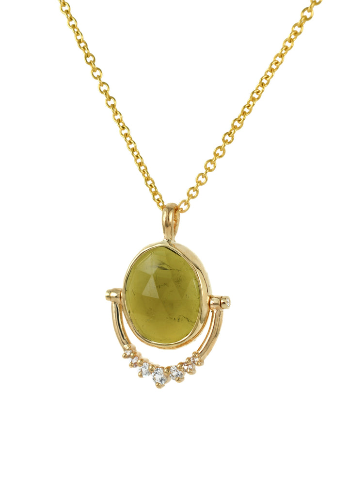 Green Tourmaline Trapeze