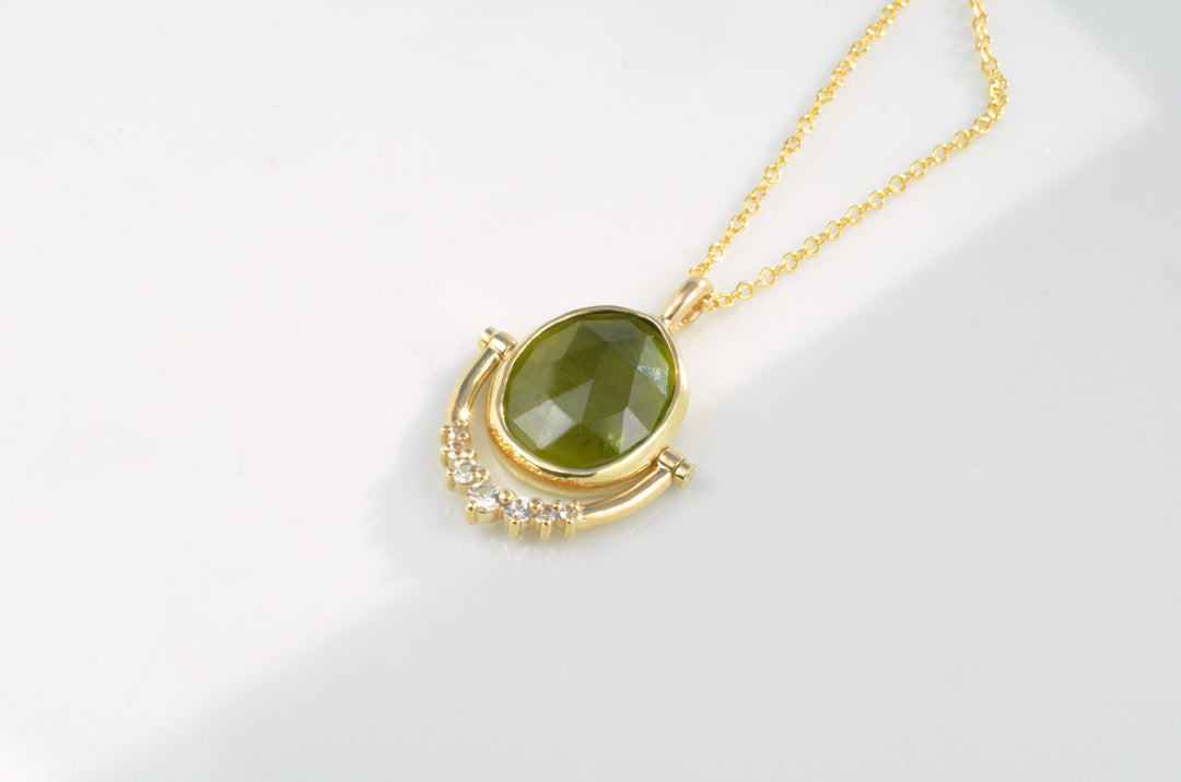 Green Tourmaline Trapeze